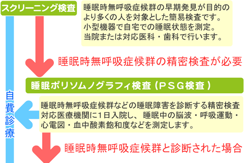 いびき・睡眠時無呼吸の治療手順